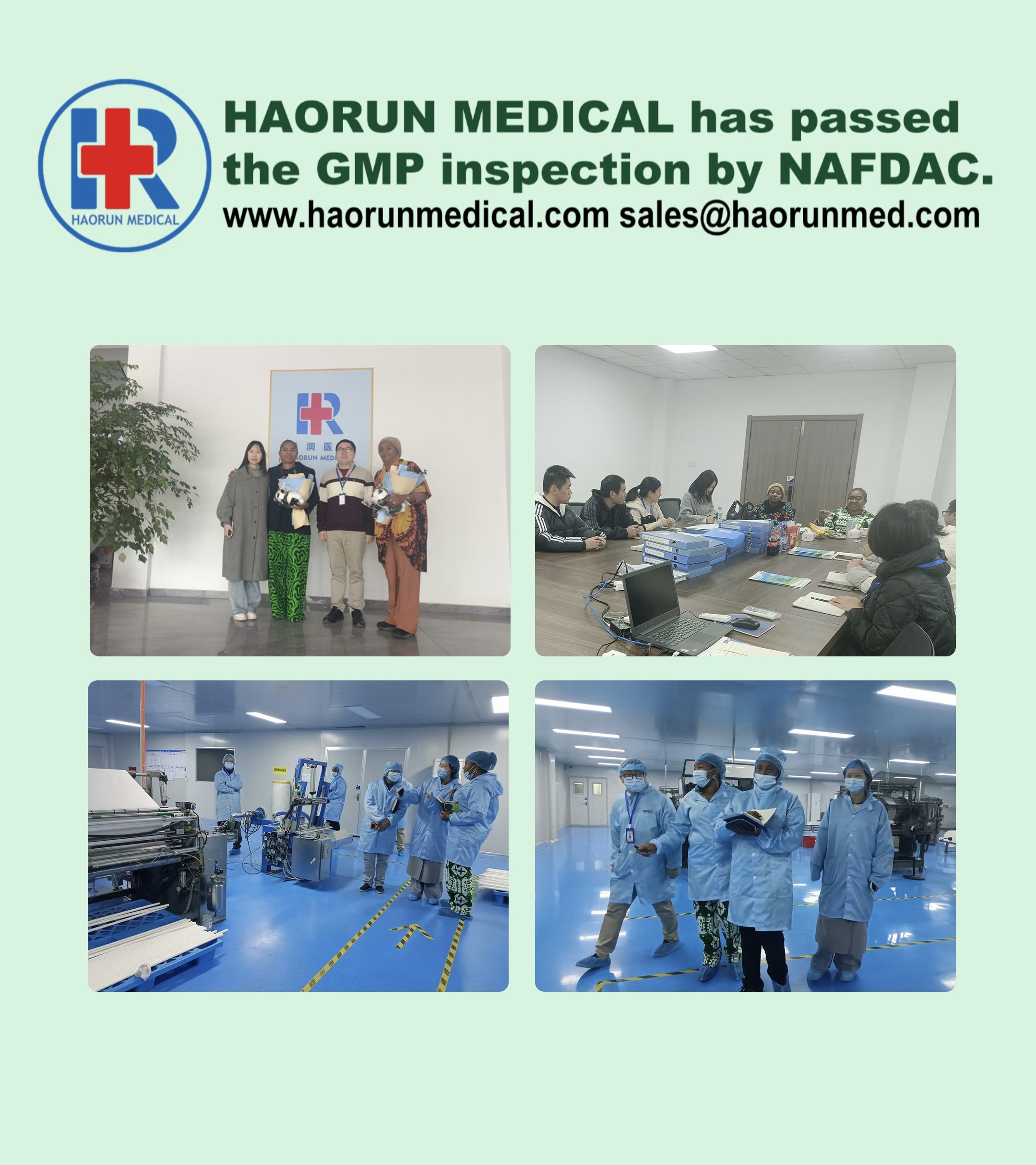 Haorunmed ၏ အရည်အသွေးသည် နိုင်ငံတကာ အသိအမှတ်ပြုမှု ရရှိခြင်း - NAFDAC အသိအမှတ်ပြုလက်မှတ်ကို အောင်မြင်ခဲ့သည်။