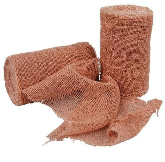 Brown Gauze Bandage