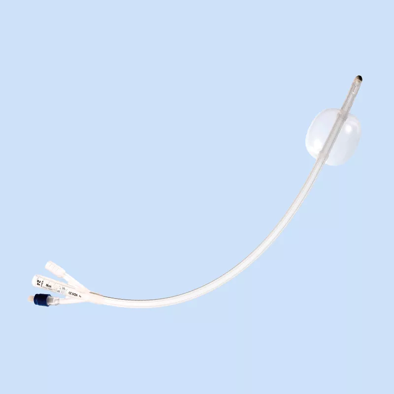 ဆေးဘက်ဆိုင်ရာ တစ်ခါသုံး Silicone Foley Catheter