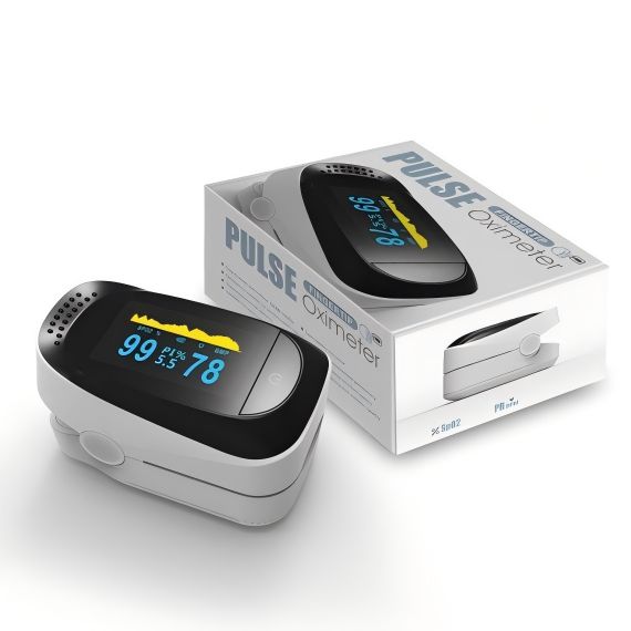 လက်ဖျားသွေးခုန်နှုန်း Oximeter